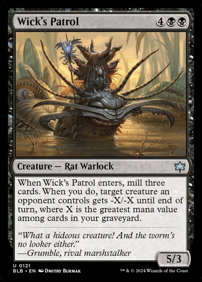 Wick's Patrol - carta Magic The Gathering