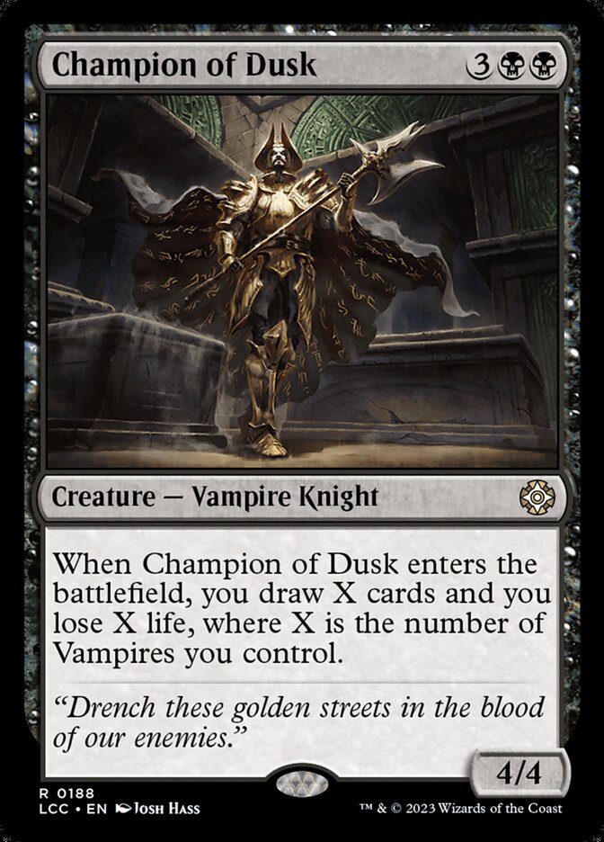 Champion of Dusk - LCC-188-NF-STD