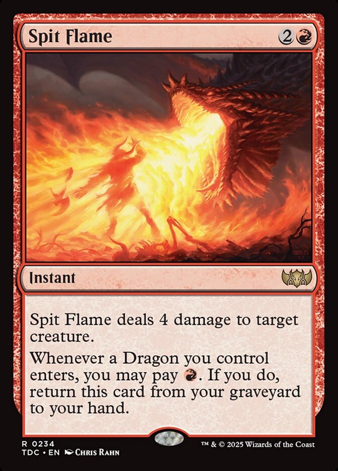 Spit Flame - TDC-234-NF-STD