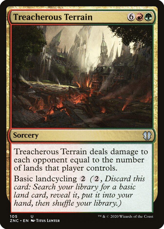 Treacherous Terrain - carta Magic The Gathering