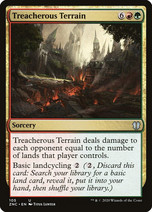 Treacherous Terrain - carta Magic The Gathering