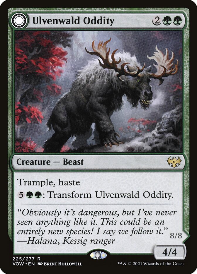 Ulvenwald Oddity - carta Magic The Gathering