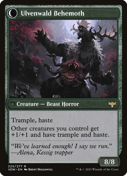 Ulvenwald Behemoth - carta Magic The Gathering