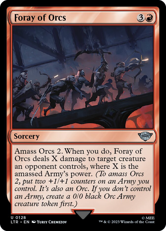 Foray of Orcs - carta Magic The Gathering