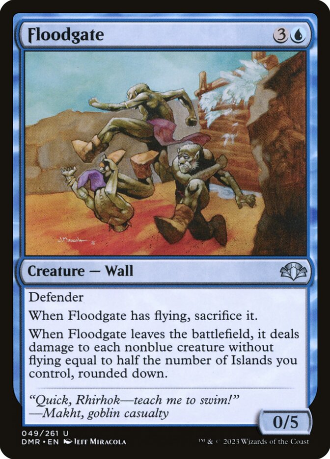 Floodgate - carta Magic The Gathering