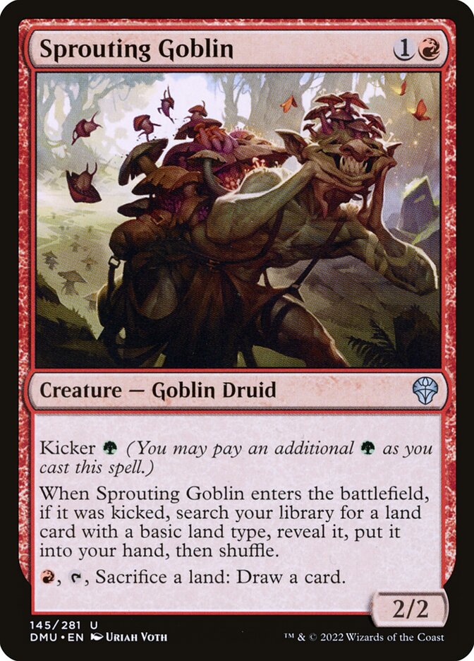Sprouting Goblin - carta Magic The Gathering