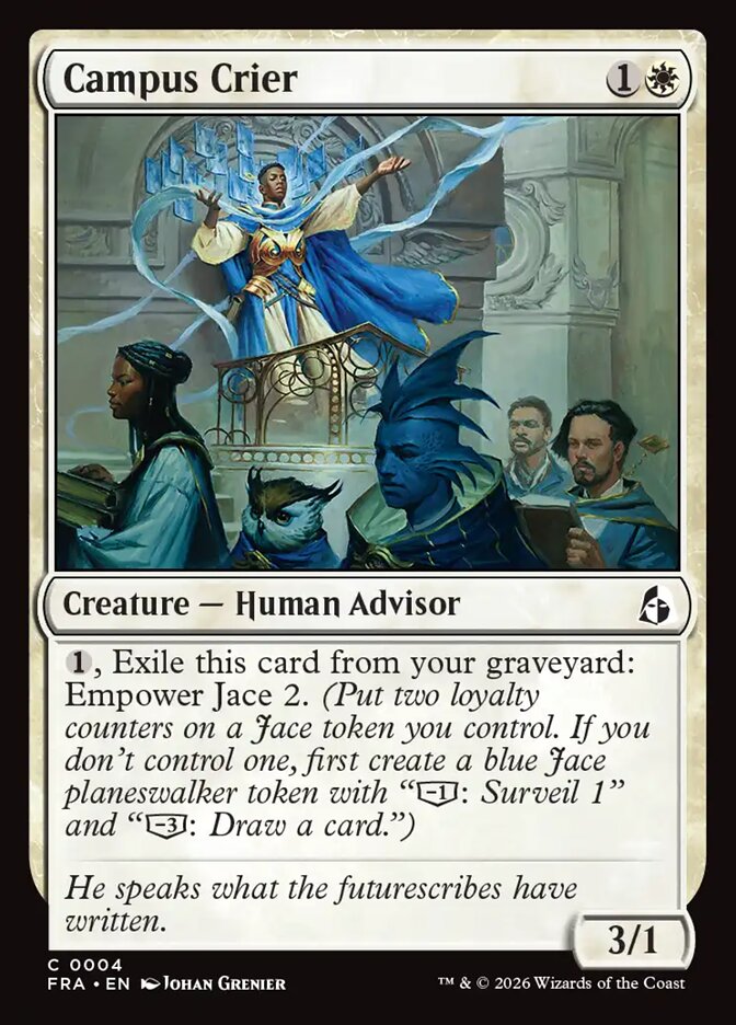 Campus Crier - carta Magic The Gathering