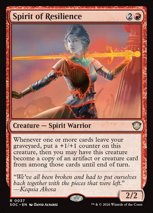 Spirit of Resilience - SOC-037-NF-STD