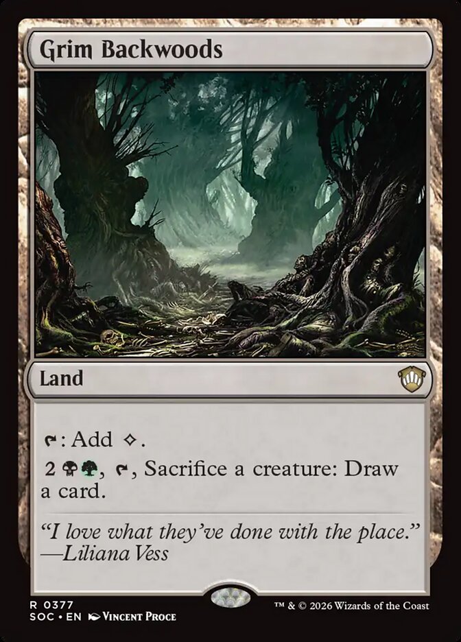 Grim Backwoods - carta Magic The Gathering