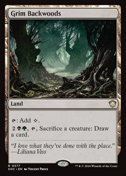 Grim Backwoods - carta Magic The Gathering