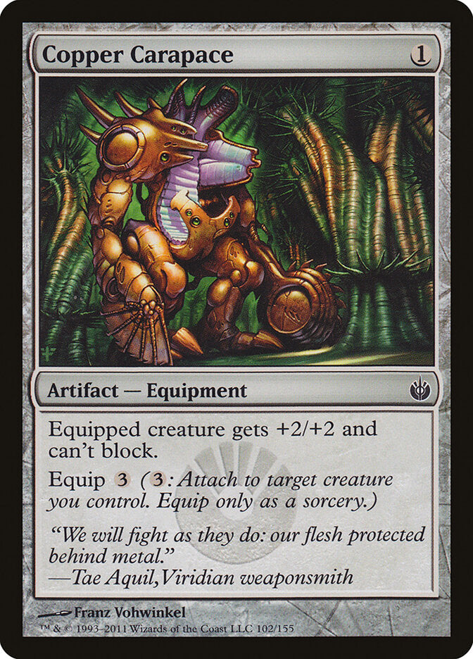 Copper Carapace - carta Magic The Gathering