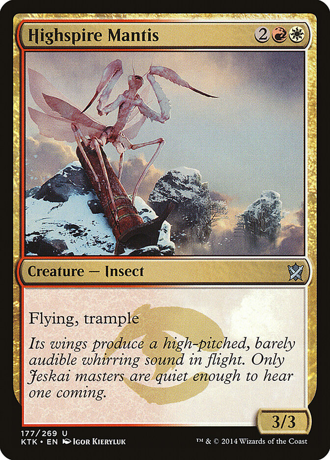 Highspire Mantis - carta Magic The Gathering