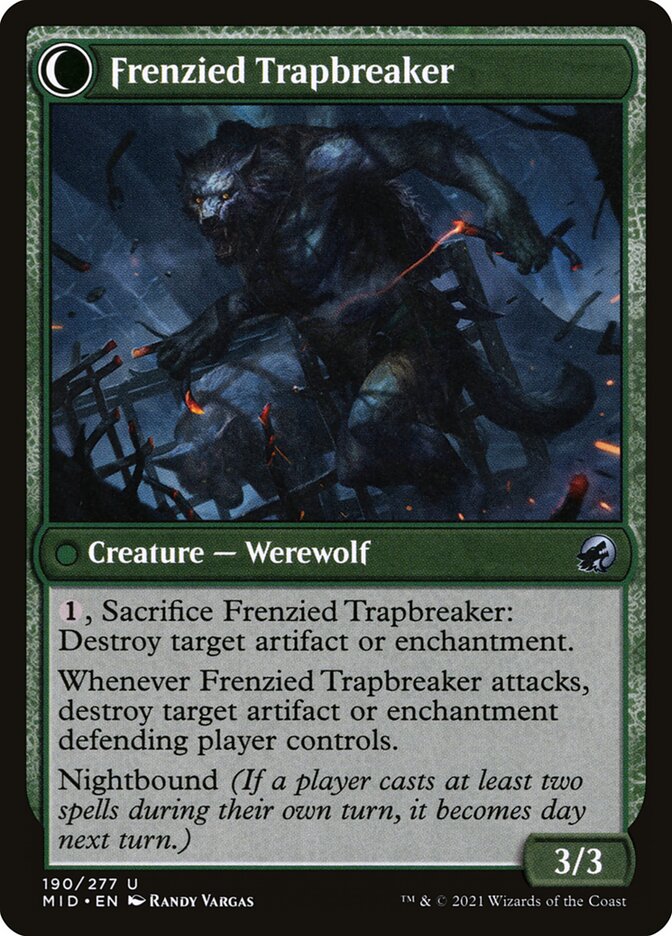 Frenzied Trapbreaker - carta Magic The Gathering