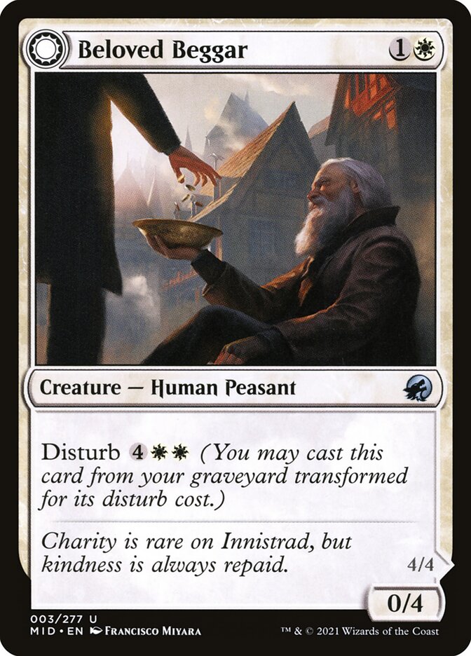 Beloved Beggar - carta Magic The Gathering