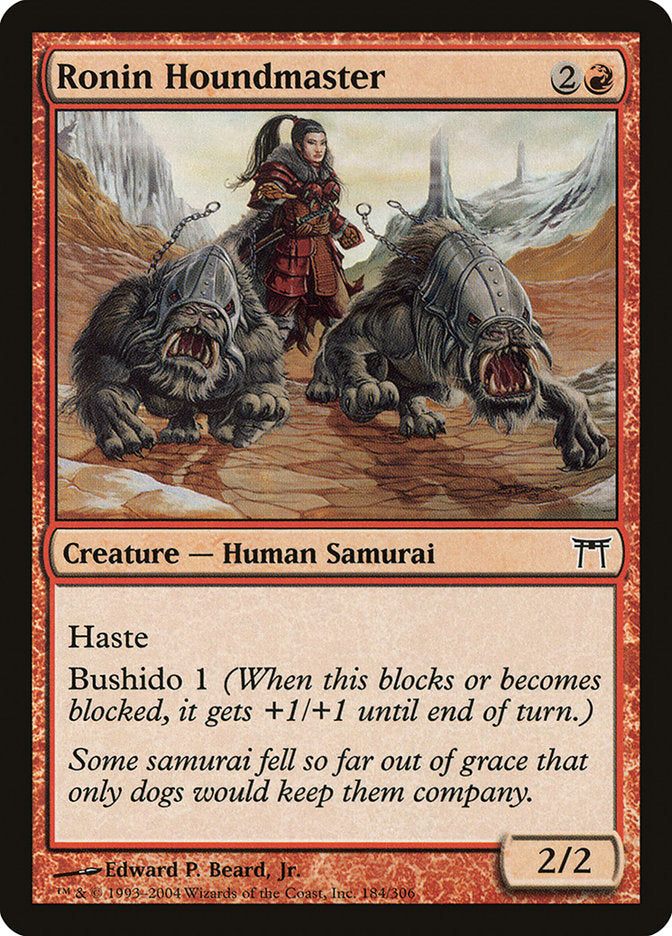 Ronin Houndmaster - carta Magic The Gathering