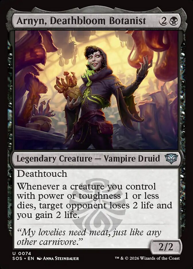 Arnyn, Deathbloom Botanist - carta Magic The Gathering