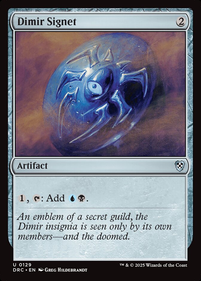Dimir Signet - carta Magic The Gathering
