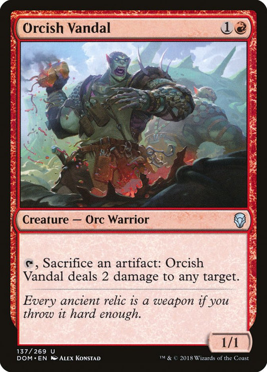 Orcish Vandal - carta Magic The Gathering