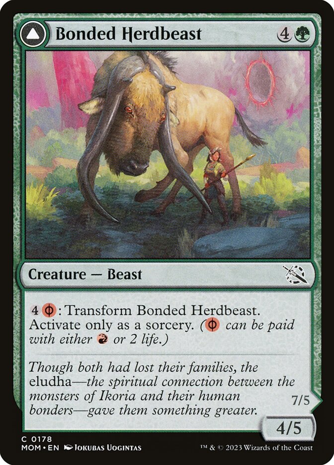 Bonded Herdbeast - carta Magic The Gathering