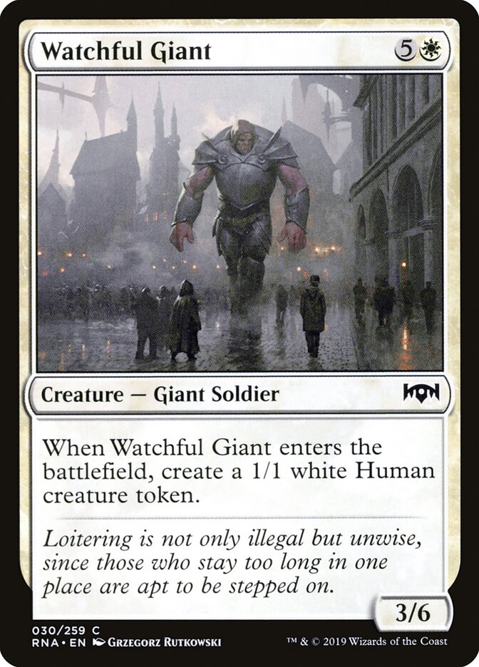 Watchful Giant - carta Magic The Gathering