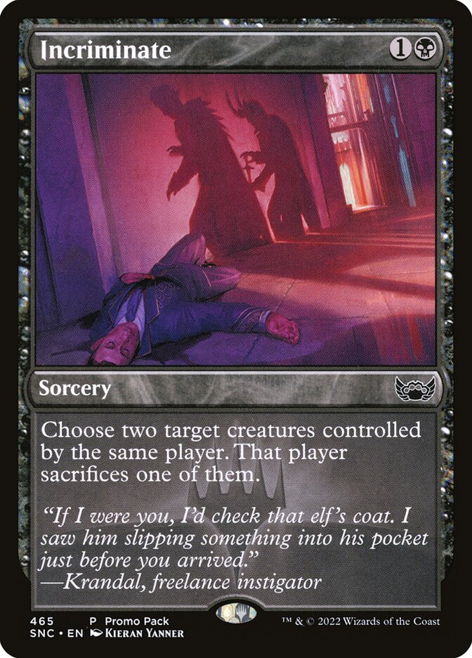 Incriminate - carta Magic The Gathering