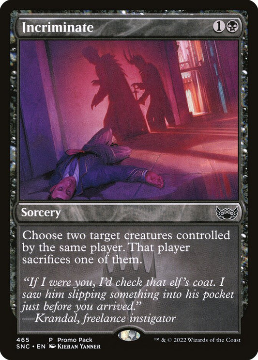 Incriminate - carta Magic The Gathering