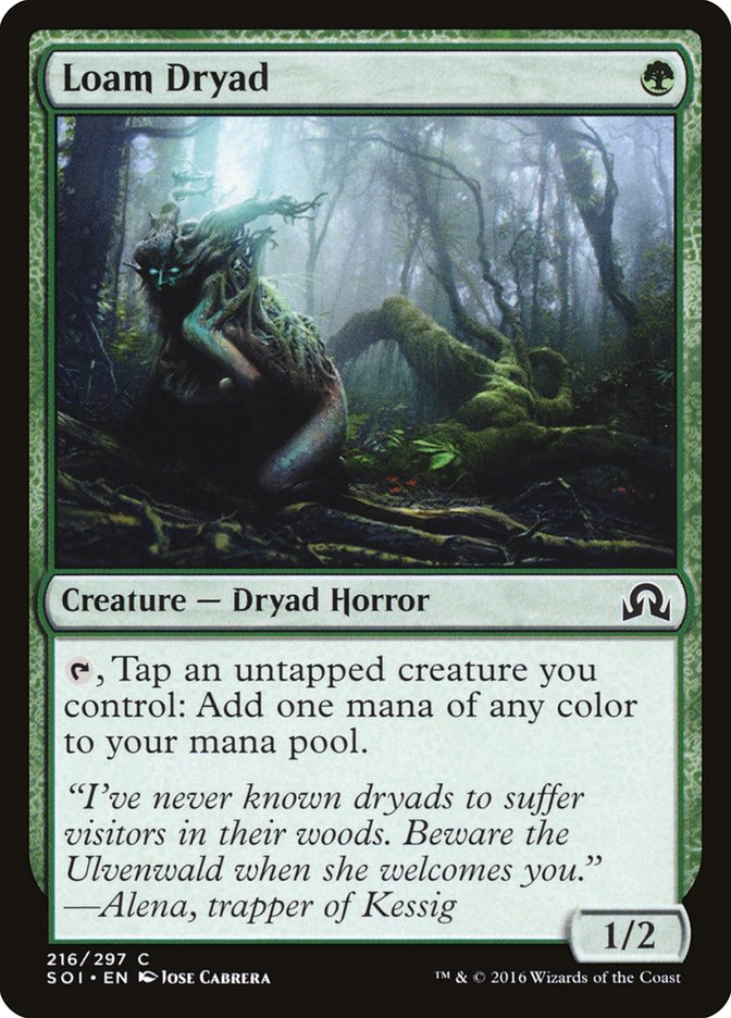 Loam Dryad - carta Magic The Gathering