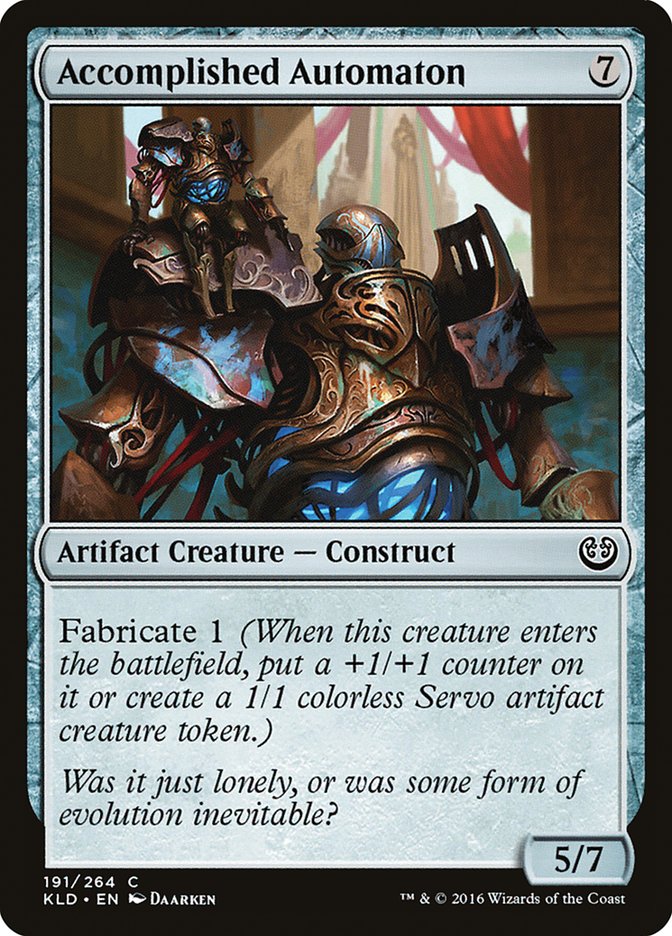 Accomplished Automaton - carta Magic The Gathering