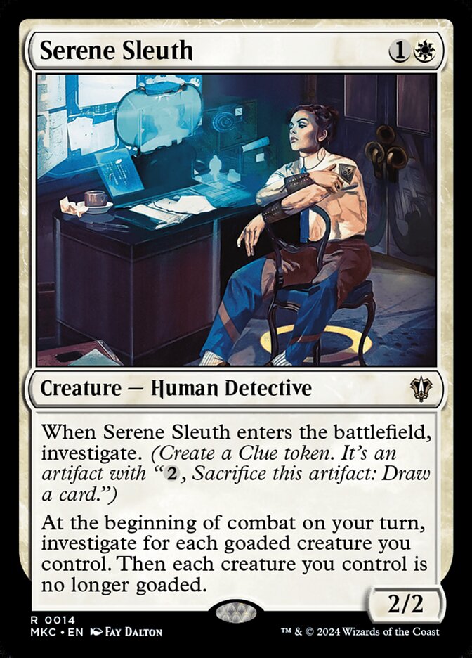 Serene Sleuth - carta Magic The Gathering
