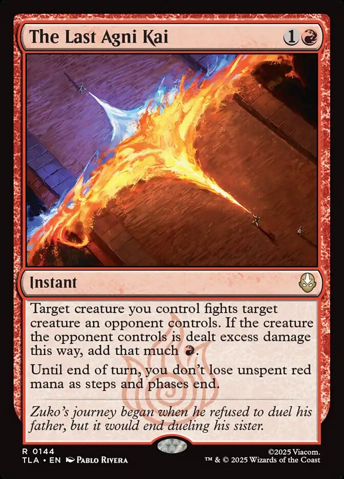 The Last Agni Kai - TLA-144-NF-UNI