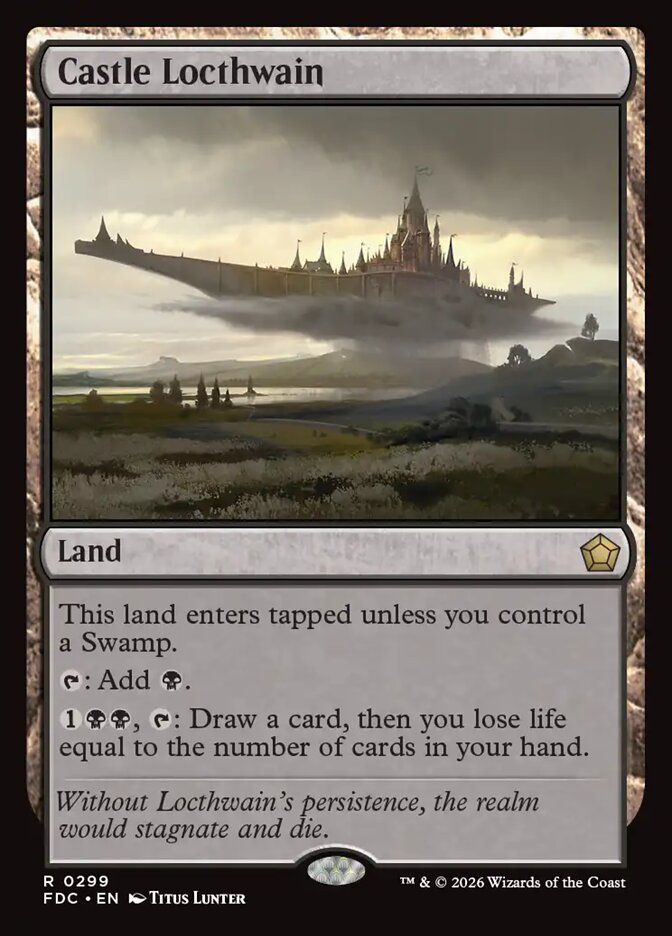 Castle Locthwain - carta Magic The Gathering