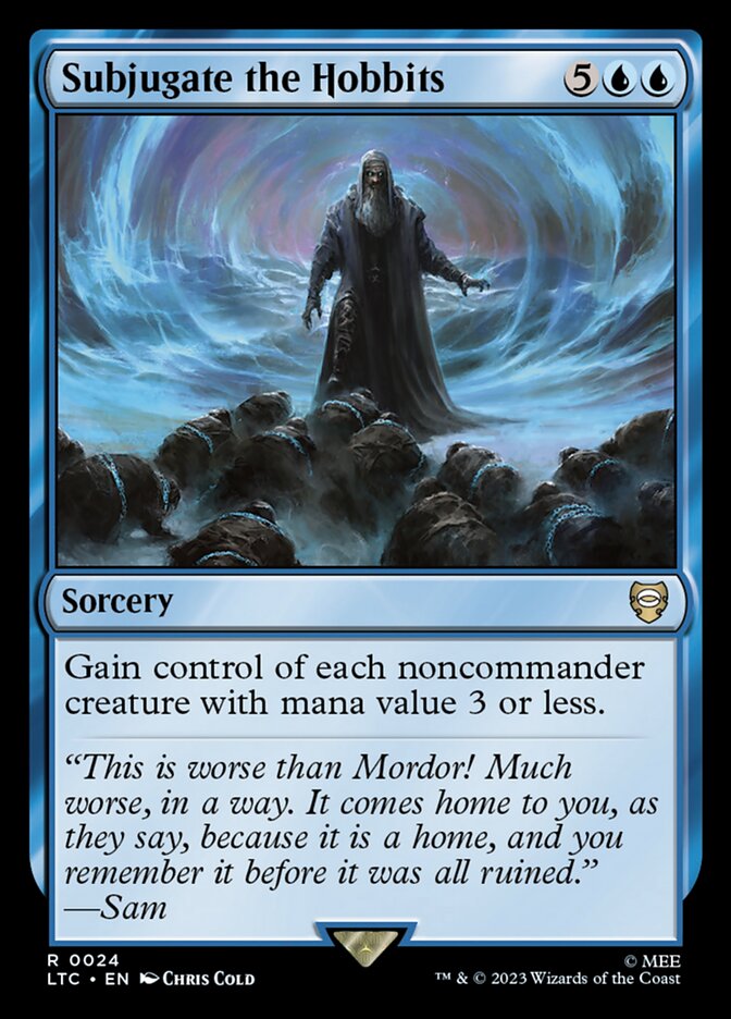 Subjugate the Hobbits - carta Magic The Gathering
