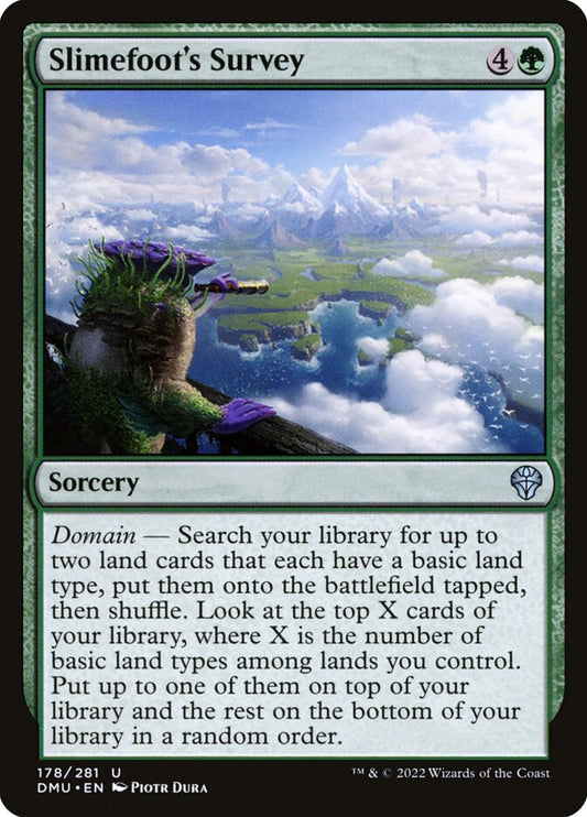 Slimefoot's Survey - carta Magic The Gathering
