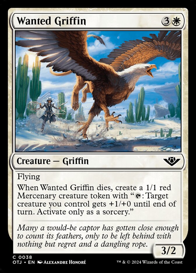 Wanted Griffin - carta Magic The Gathering