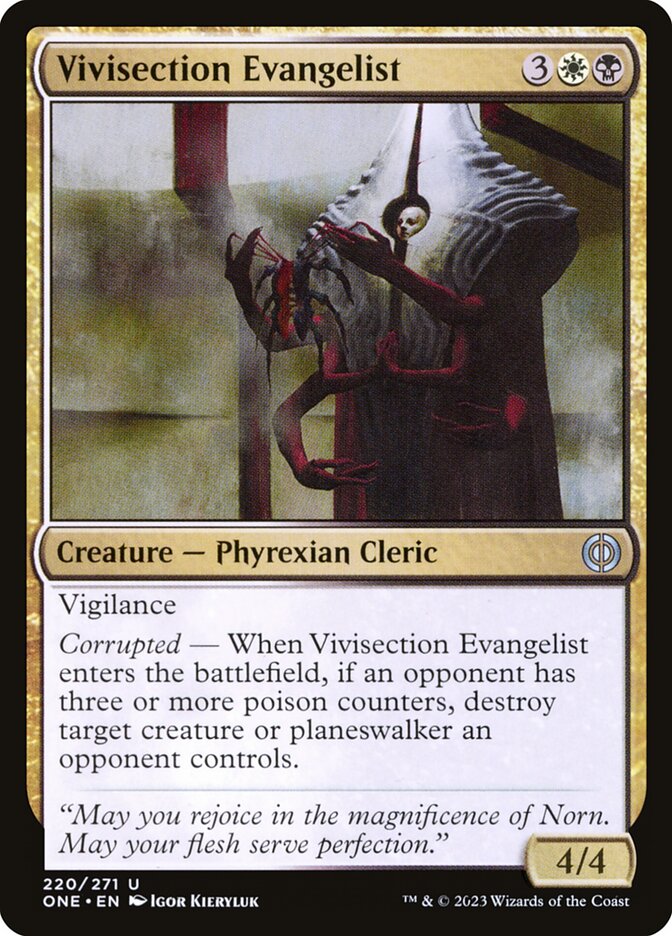 Vivisection Evangelist - carta Magic The Gathering