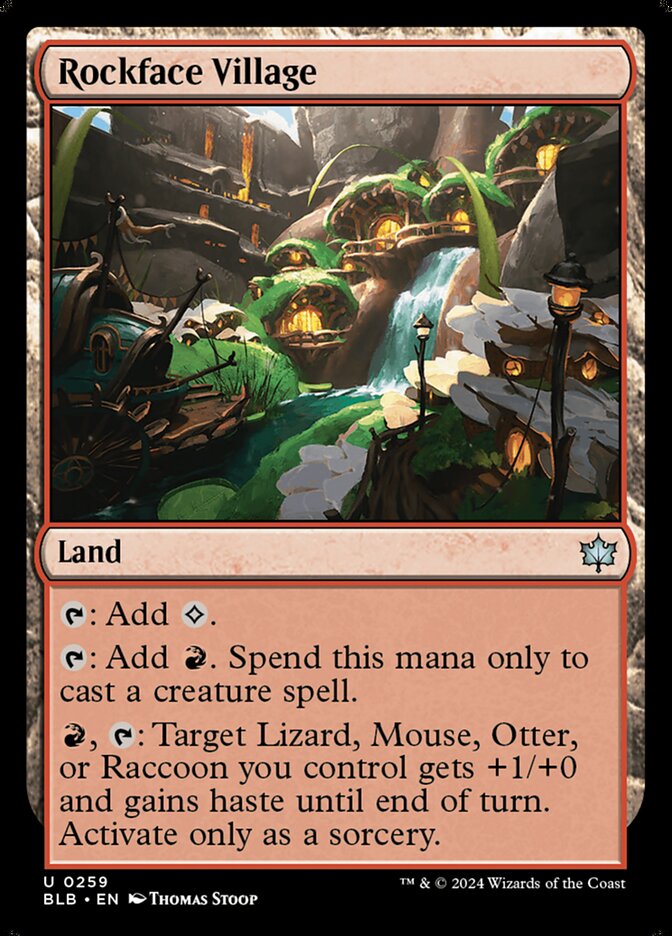 Rockface Village - carta Magic The Gathering