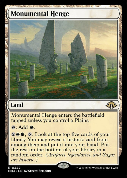 Monumental Henge - carta Magic The Gathering