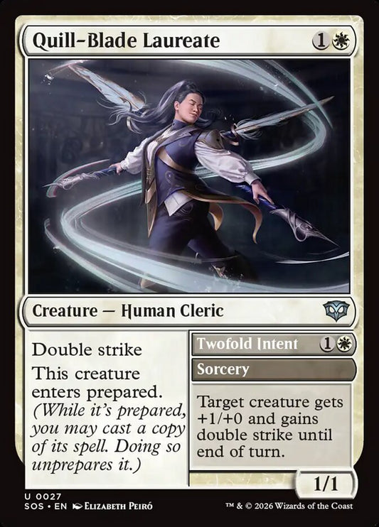 Quill-Blade Laureate // Twofold Intent - SOS-027-NF-STD