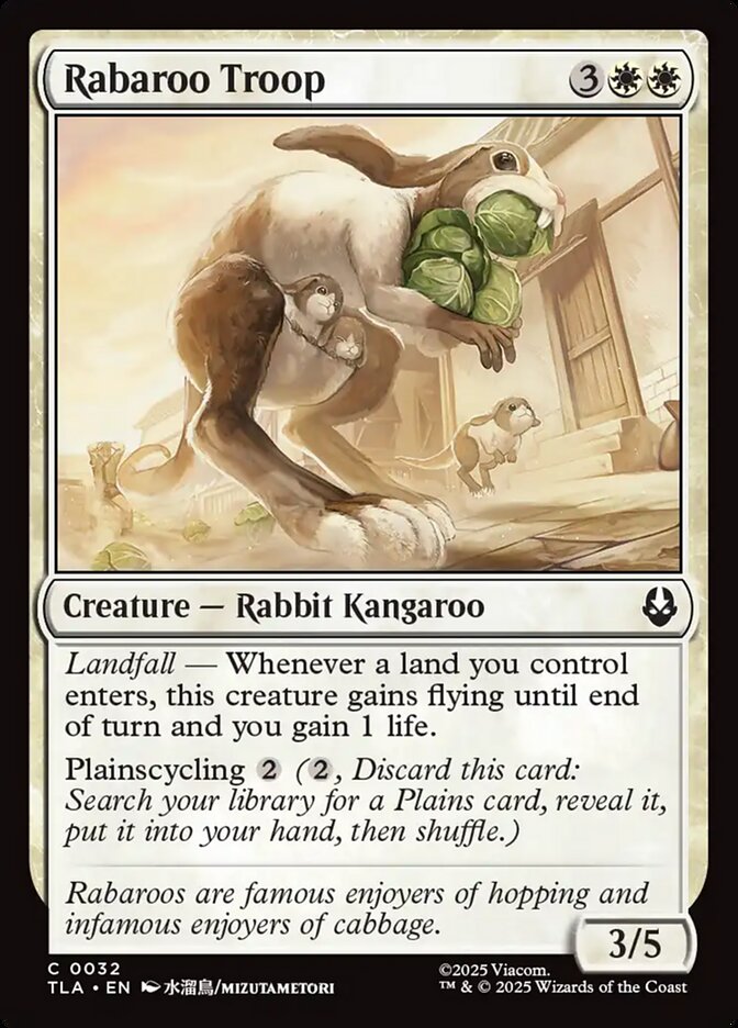 Rabaroo Troop - carta Magic The Gathering