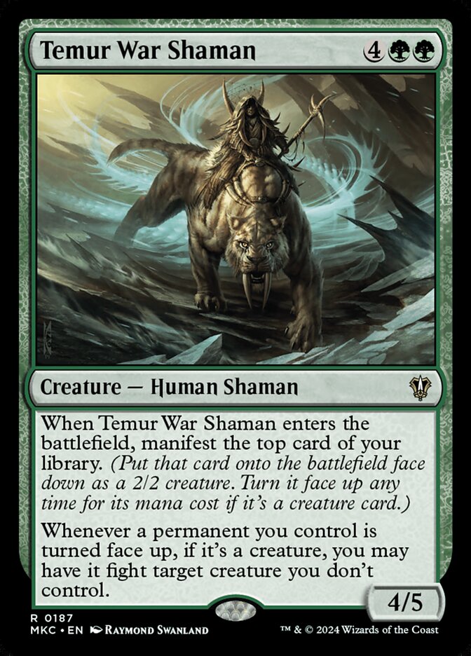 Temur War Shaman - carta Magic The Gathering