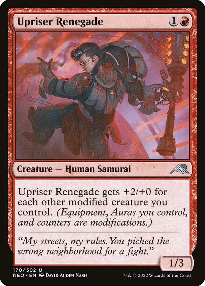 Upriser Renegade - carta Magic The Gathering