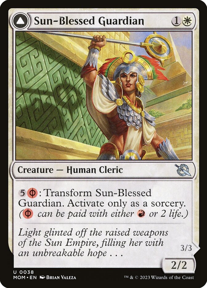 Sun-Blessed Guardian - carta Magic The Gathering
