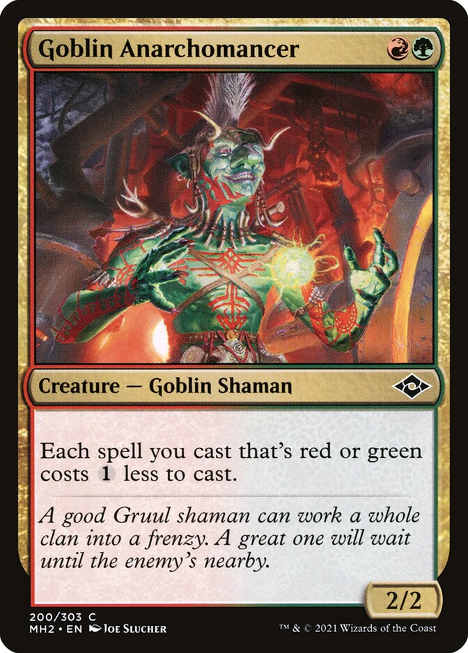 Goblin Anarchomancer - carta Magic The Gathering