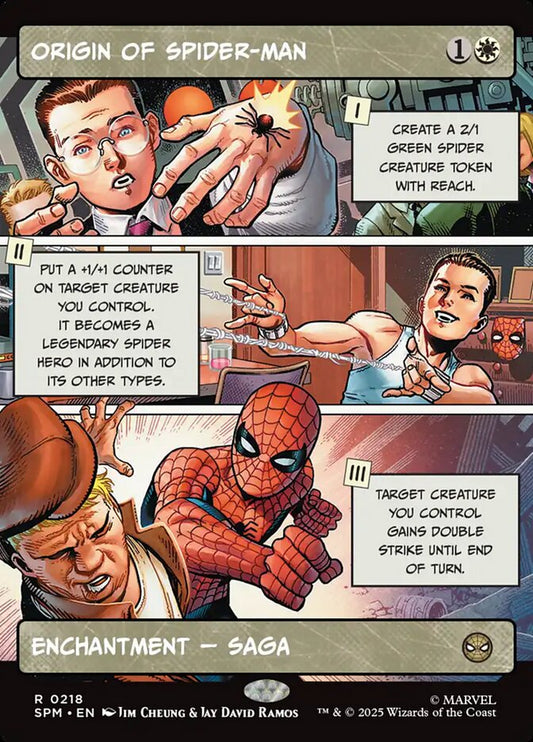 Origin of Spider-Man - carta Magic The Gathering