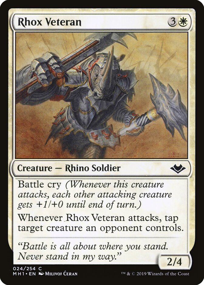 Rhox Veteran - carta Magic The Gathering