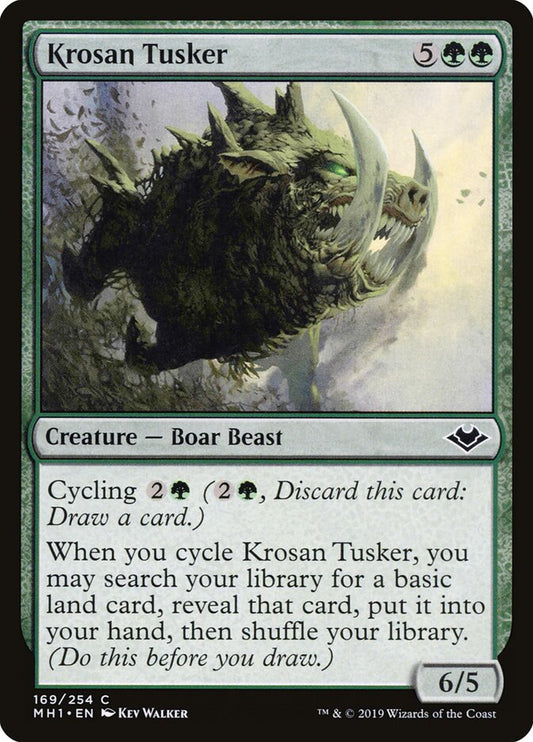 Krosan Tusker - carta Magic The Gathering