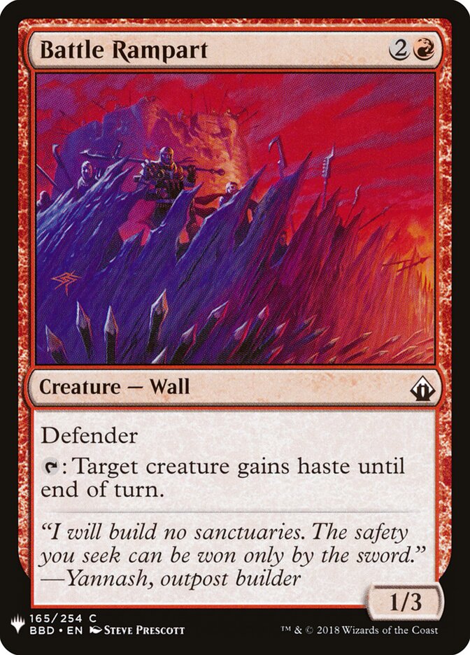 Battle Rampart - carta Magic The Gathering