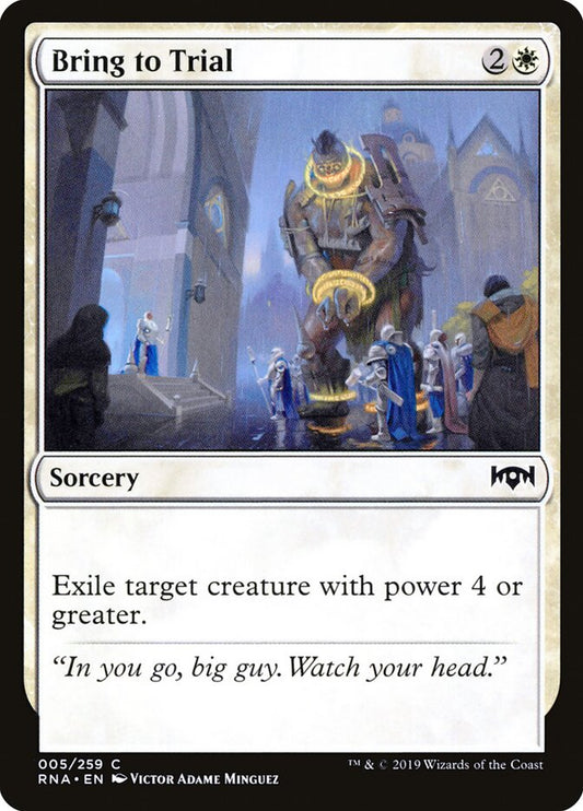 Bring to Trial - carta Magic The Gathering