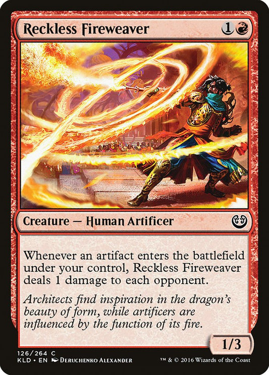 Reckless Fireweaver - carta Magic The Gathering
