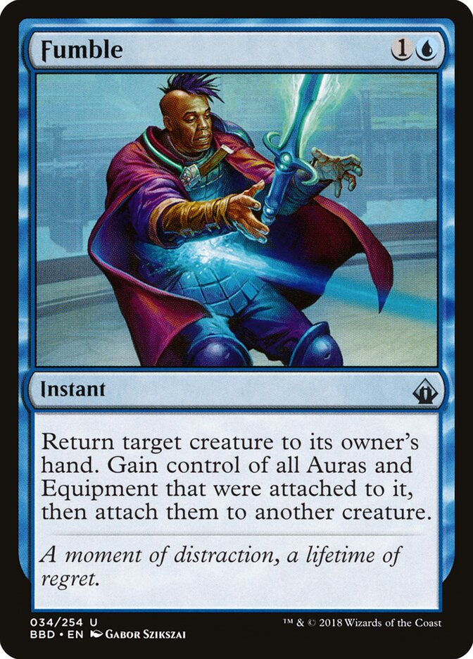 Fumble - carta Magic The Gathering